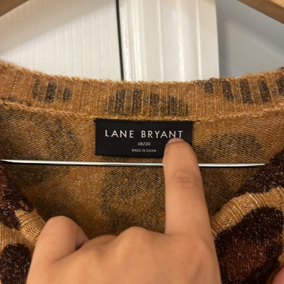 Lane Bryant | Crew Neck Animal Printed Sweater - Picture 8 of 9